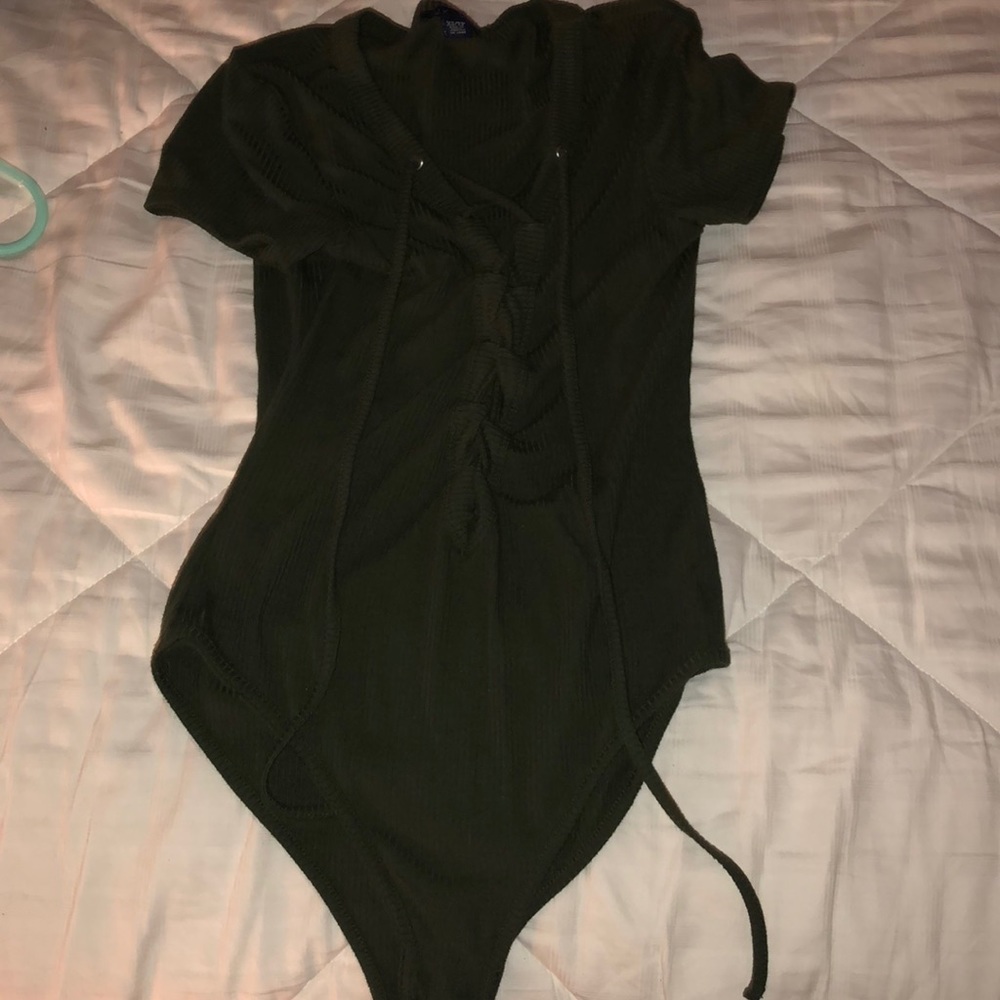 Green XS body suit